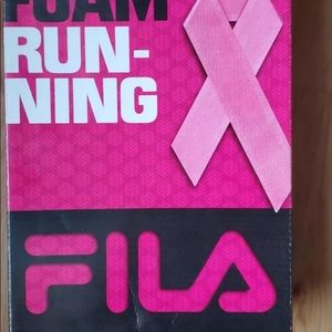 Women's Fila Energized Sneakers Size 5 Pink Silver cool max memory foam stride